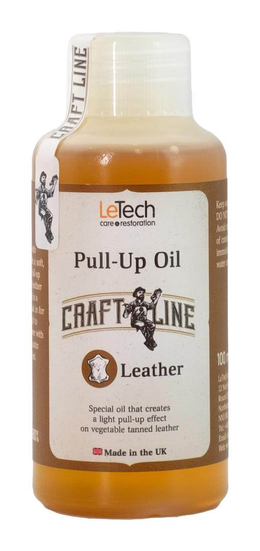 Масло для кожаных изделий Пулл-Ап с запахом натуральной кожи Pull Up Oil Leather