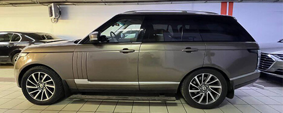 Реставрация ручек дверных карт Range Rover Vogue