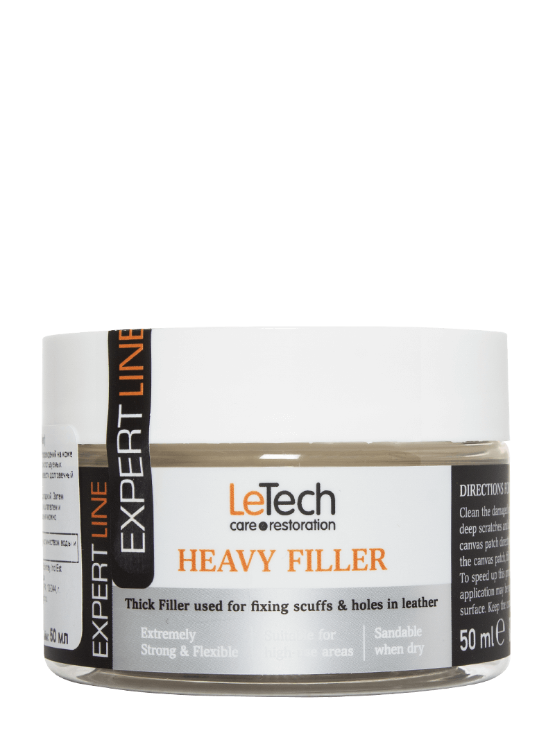Жидкая кожа для ремонта (густой состав) Leather Heavy Filler