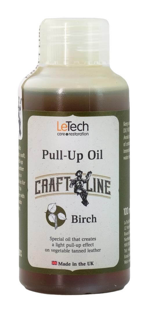 Масло для кожаных изделий Пулл-Ап c запахом дегтя Pull Up Oil Birch