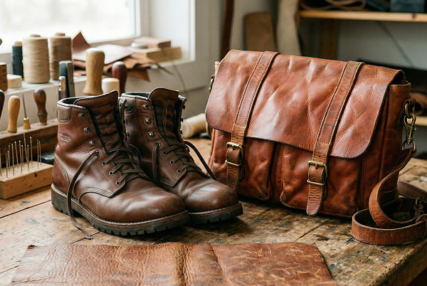 Почему на натуральной коже появляются заломы и как их убрать