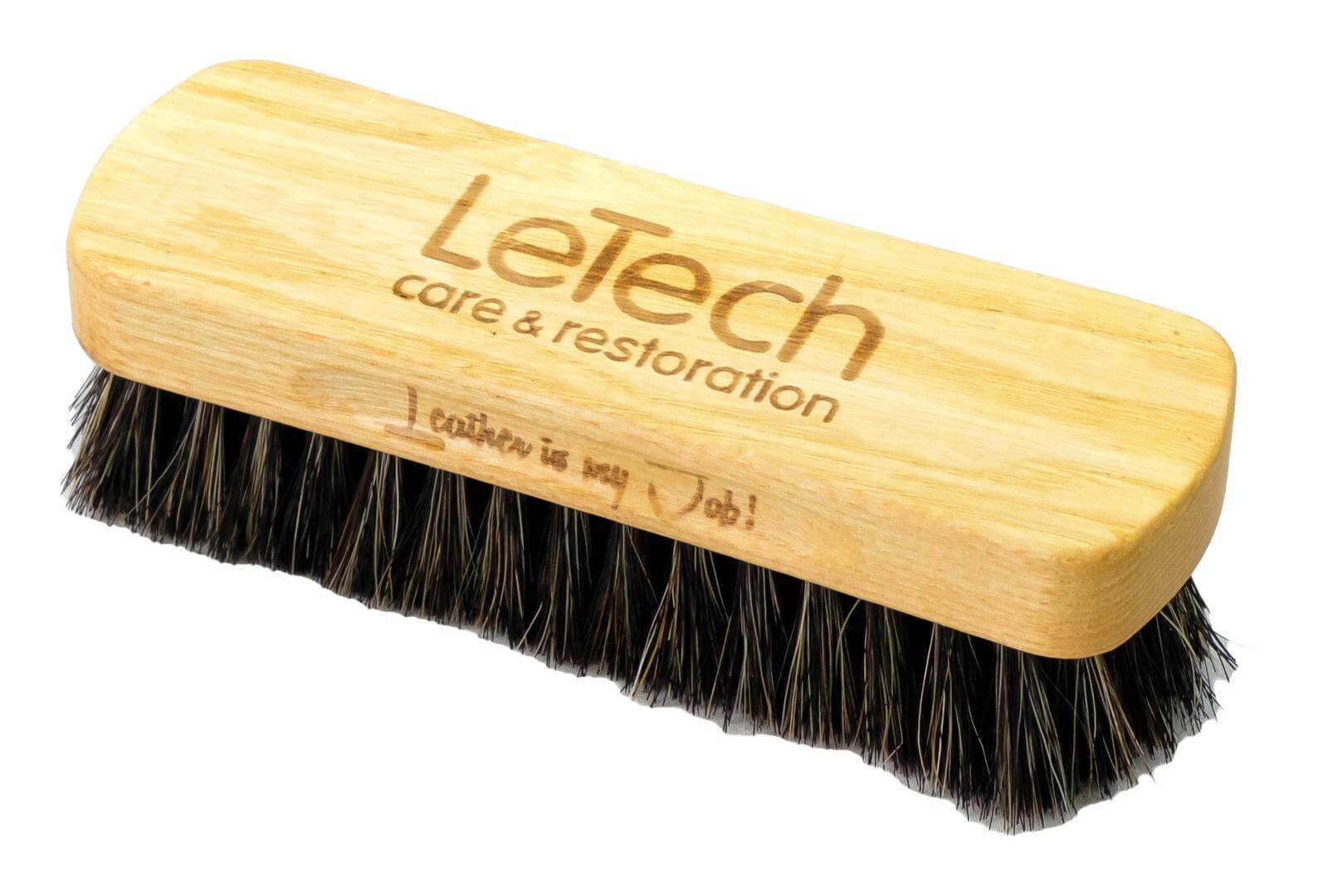 Щетка для чистки кожи с коровьим ворсом Премиум Leather Cow Hair Brush Premium