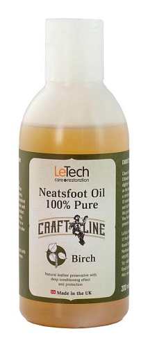 Костное масло c запахом дегтя Neatsfoot Oil Birch 100% Pure