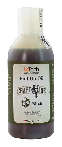 Масло для кожаных изделий Пулл-Ап c запахом дегтя Pull Up Oil Birch