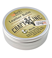Натуральный Бальзам для кожи с запахом дёгтя Leather Balm Birch - Картинка товара