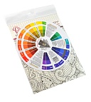 Цветовой круг для колористики Colour Wheel 23 см