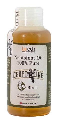 Костное масло c запахом дегтя Neatsfoot Oil Birch 100% Pure