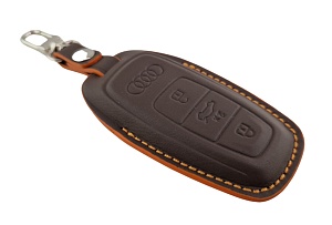 Чехол для ключа AUDI 2018-2023 из натуральной кожи Key Case AUDI 2018-2023 - Картинка товара