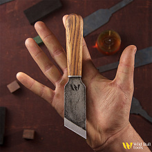 Нож шорный косой "Дуб" Saddlery Knife - Картинка товара