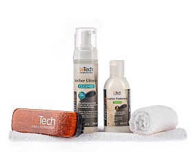 Набор для ухода за кожей сборный Leather Care Combined (без коробки) - Картинка товара