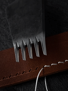 Комплект строчных пробойников Crimson Hides 3,25 мм 2+5 зубьев Stichining Punchers For Leather Set - Картинка товара