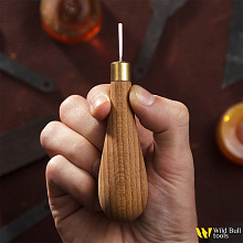 Шило плоское для французских пробойников Flat Awl Wild Bull tools - Картинка товара