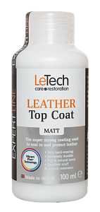 Матовый лак для кожи Leather Top Coat Matt - Картинка товара