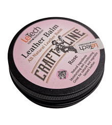 Натуральный Бальзам для кожи с запахом розы Leather Balm Rose - Картинка товара