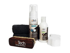 Набор для чистки и ухода за галантереей и обувью (без коробки) Leather Care Combo - Картинка товара